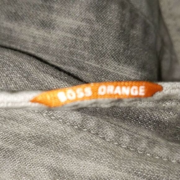 Hugo Boss ORANGE denim button down shirt Sz L NWT - Picture 5 of 5